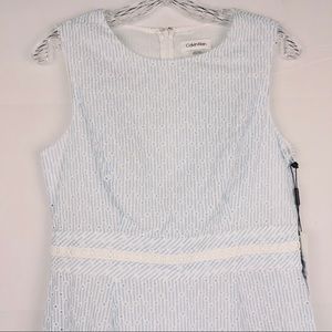 calvin klein seersucker dress